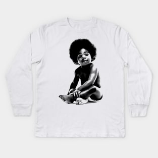 Ready to die - Vintage Retro Style Kids Long Sleeve T-Shirt